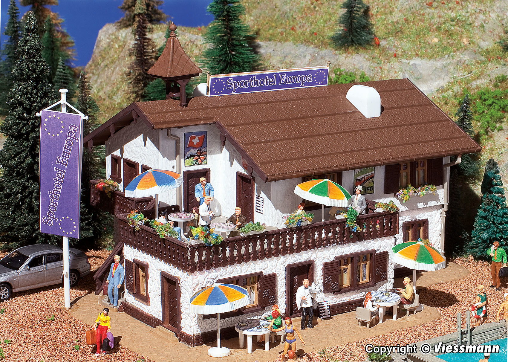 Vollmer 43808 HO scale, Sport- und Wellnesshotel Europa