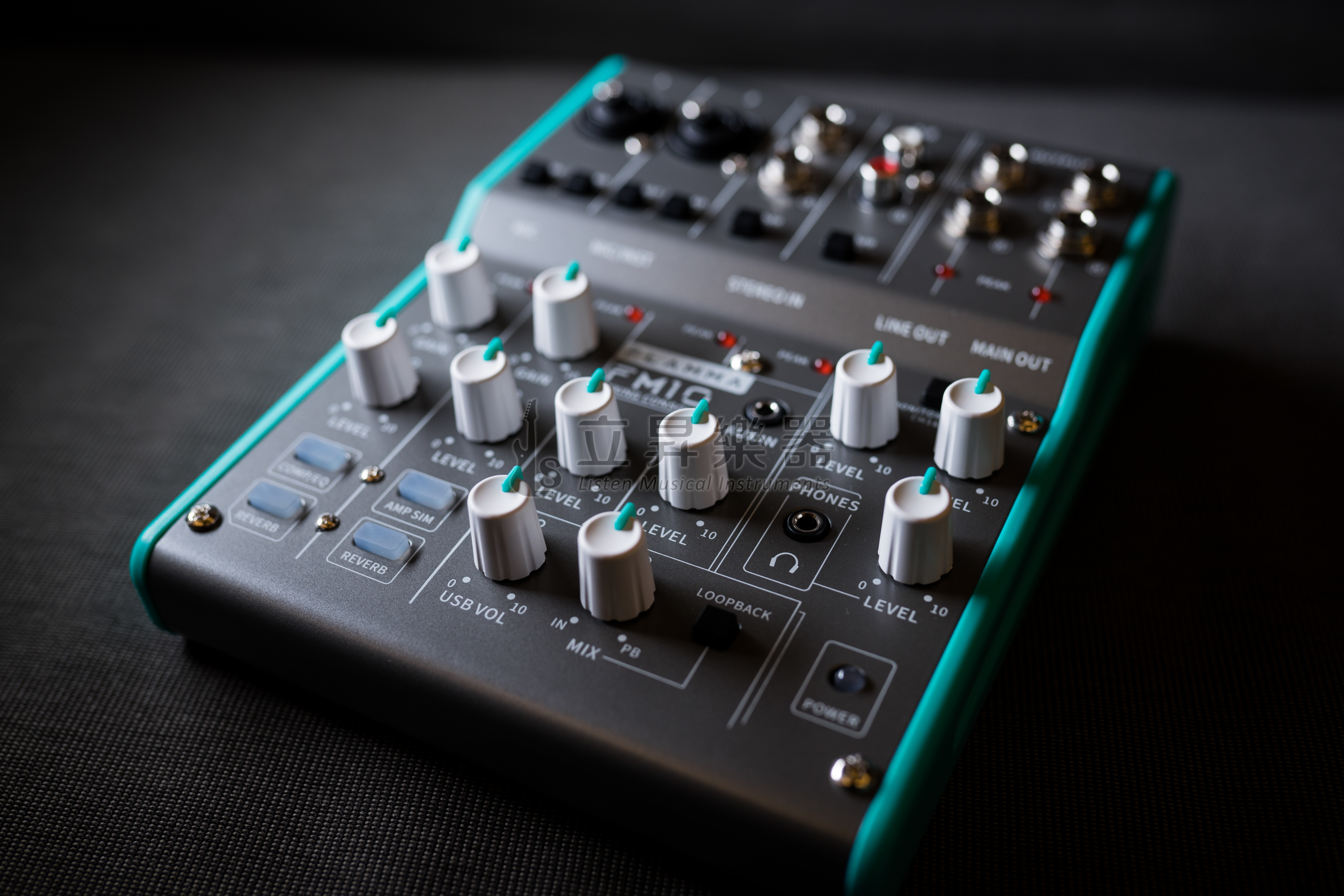 立昇樂器連鎖】FLAMMA FM10 6軌混音器MIXER 錄音介面直播器材USB