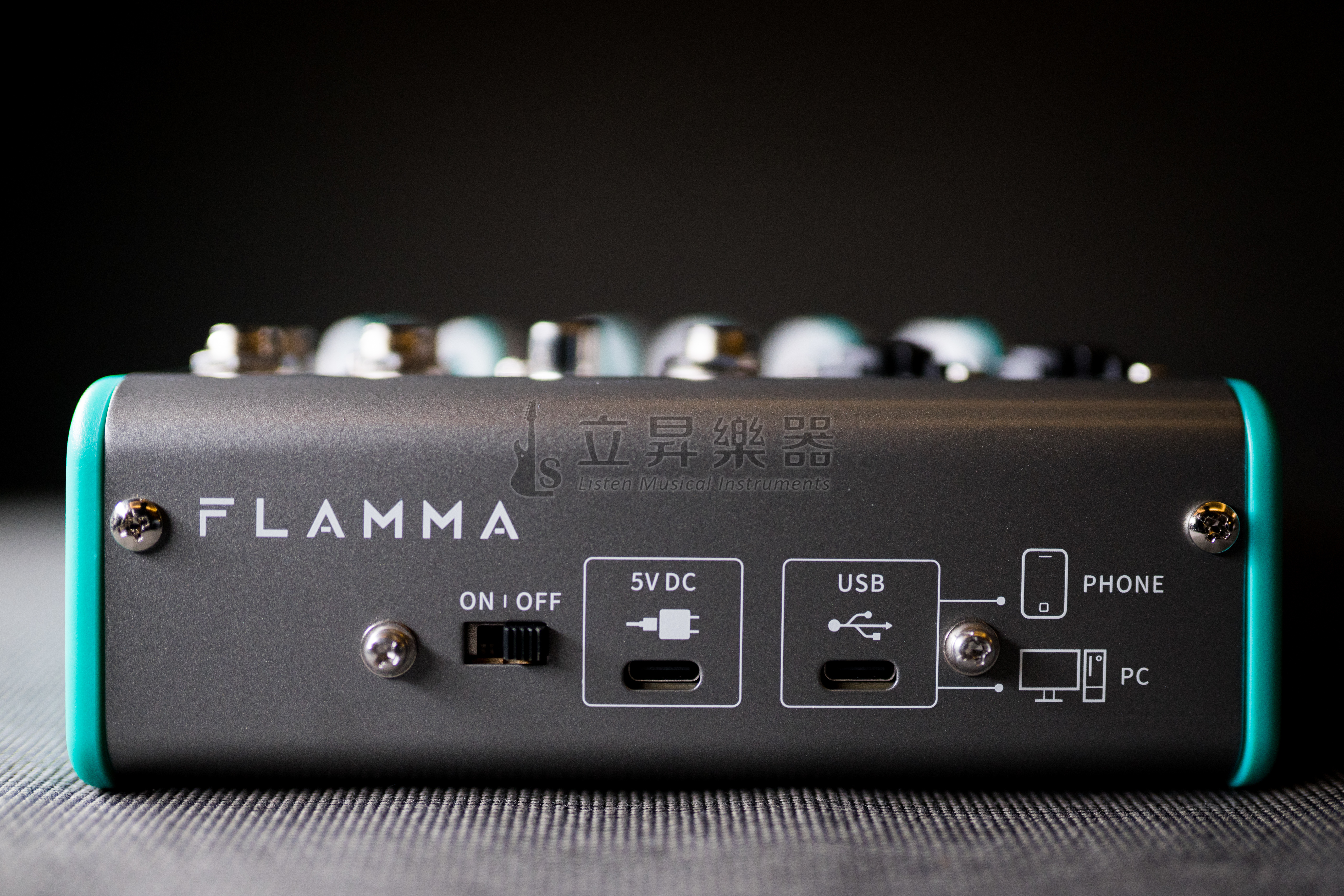 立昇樂器連鎖】FLAMMA FM10 6軌混音器MIXER 錄音介面直播器材USB
