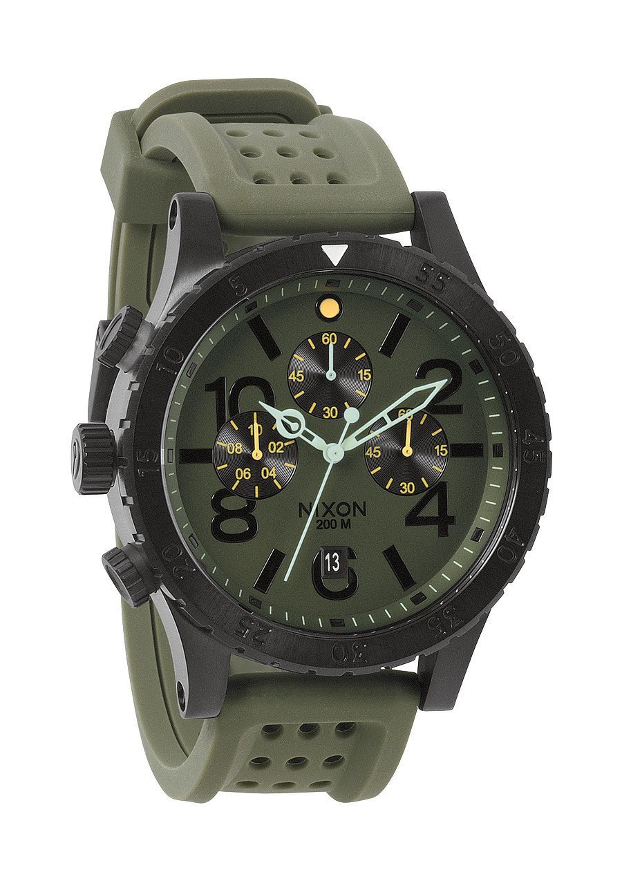 萬年鐘錶 - NIXON 尼克森 THE 48-20  CHRONO 計時碼表系列 200M防水  A278-1089   錶徑48MM