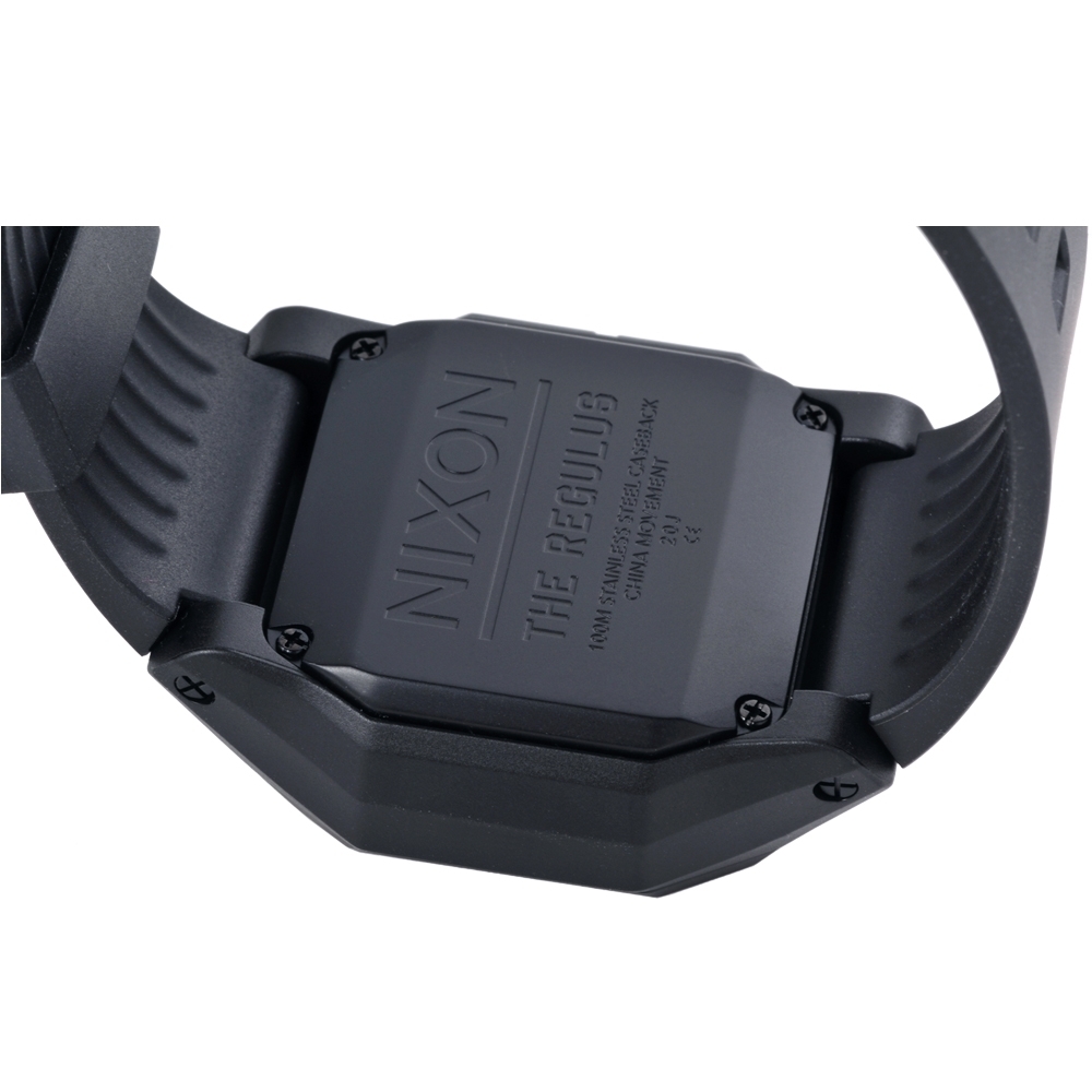 萬年鐘錶 - NIXON 尼克森 衝浪 regulus 電子錶  經典黑 A1180-867  錶徑46MM