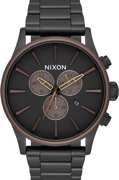 萬年鐘錶 - NIXON 尼克森  SENTRY SS  三眼計時衝浪錶  A386-2786  錶徑42MM