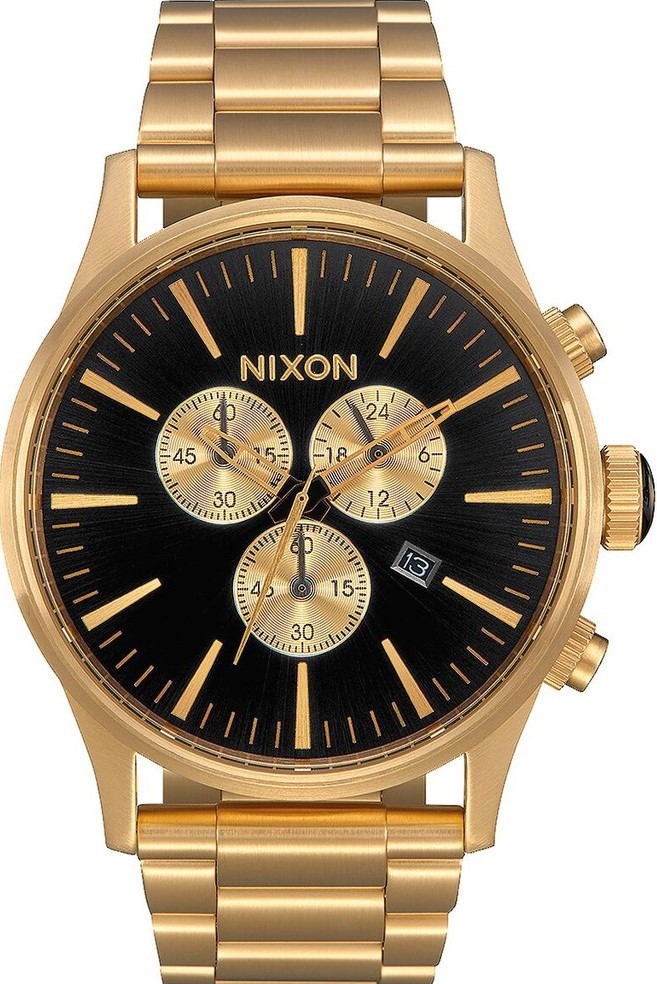 萬年鐘錶 - NIXON 尼克森  SENTRY SS  三眼計時衝浪錶  A386-510  錶徑42MM