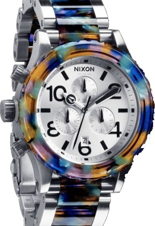 萬年鐘錶 - NIXON 尼克森 THE 42-20  CHRONO  彩色計時碼表系列 200M防水 A037-1116  錶徑42MM