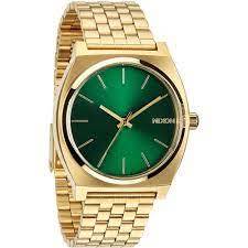 萬年鐘錶 - NIXON 尼克森  衝浪錶  Time Teller  全金色綠面  A045-1919    錶徑37MM