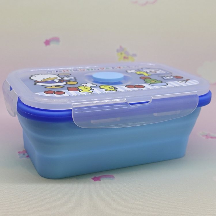 21119-AP Sanrio AP 鴨摺疊矽膠餐盒 第2回 S size