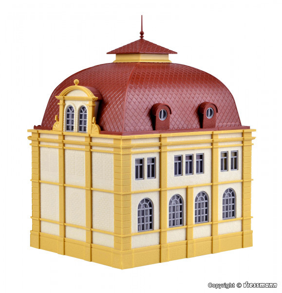 Vollmer 42004 H0 Embassy building with LED lighting, functional kit