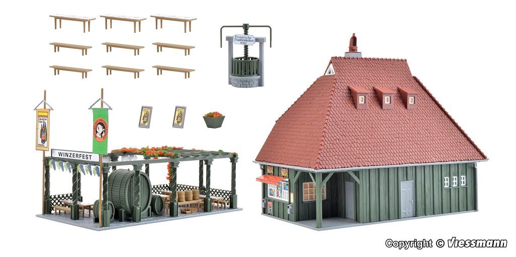 Vollmer 43680 H0 scale, Wine festival