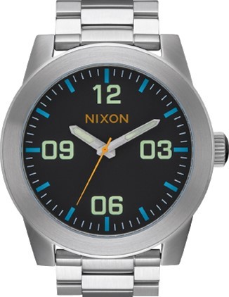 萬年鐘錶 - NIXON 尼克森 CORPORAL SS  時尚簡約款男錶 A346-2336   錶徑48MM