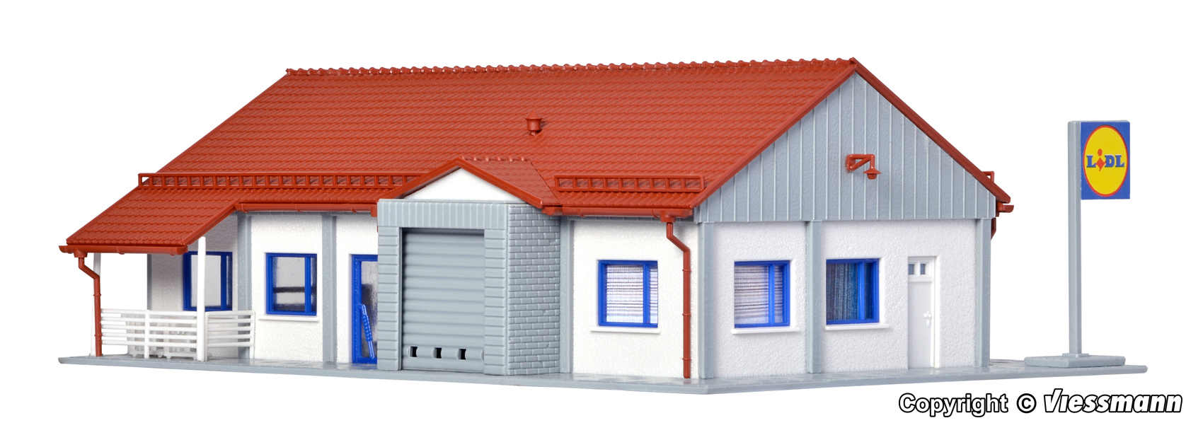 Vollmer 43662 H0 scale, LIDL supermarket