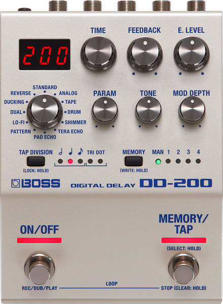 BOSS BOSS DD-200 Digital Delay 延遲效果器 — 三峽鍵盤 / 鋼琴｜YA! 玩音樂