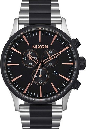萬年鐘錶 - NIXON 尼克森  SENTRY SS  三眼計時衝浪錶   A386-2051   錶徑42MM