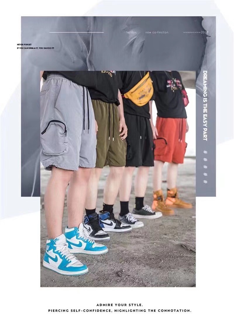 Less than 50% off general agent FYPMAN metal nylon cool feeling function pocket shorts men's wear all-match