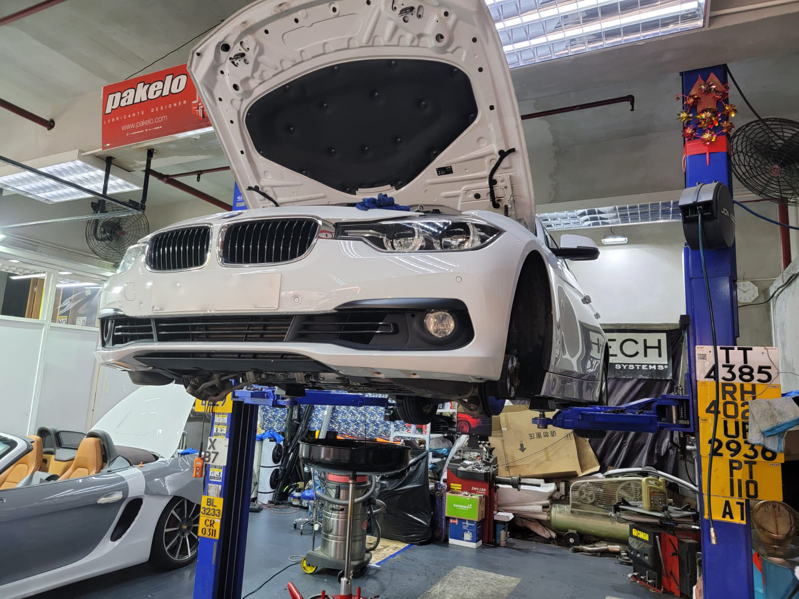 super nano 換油 汽車保養 bmw f30 white 浚車汽車音響精品電池 火炭