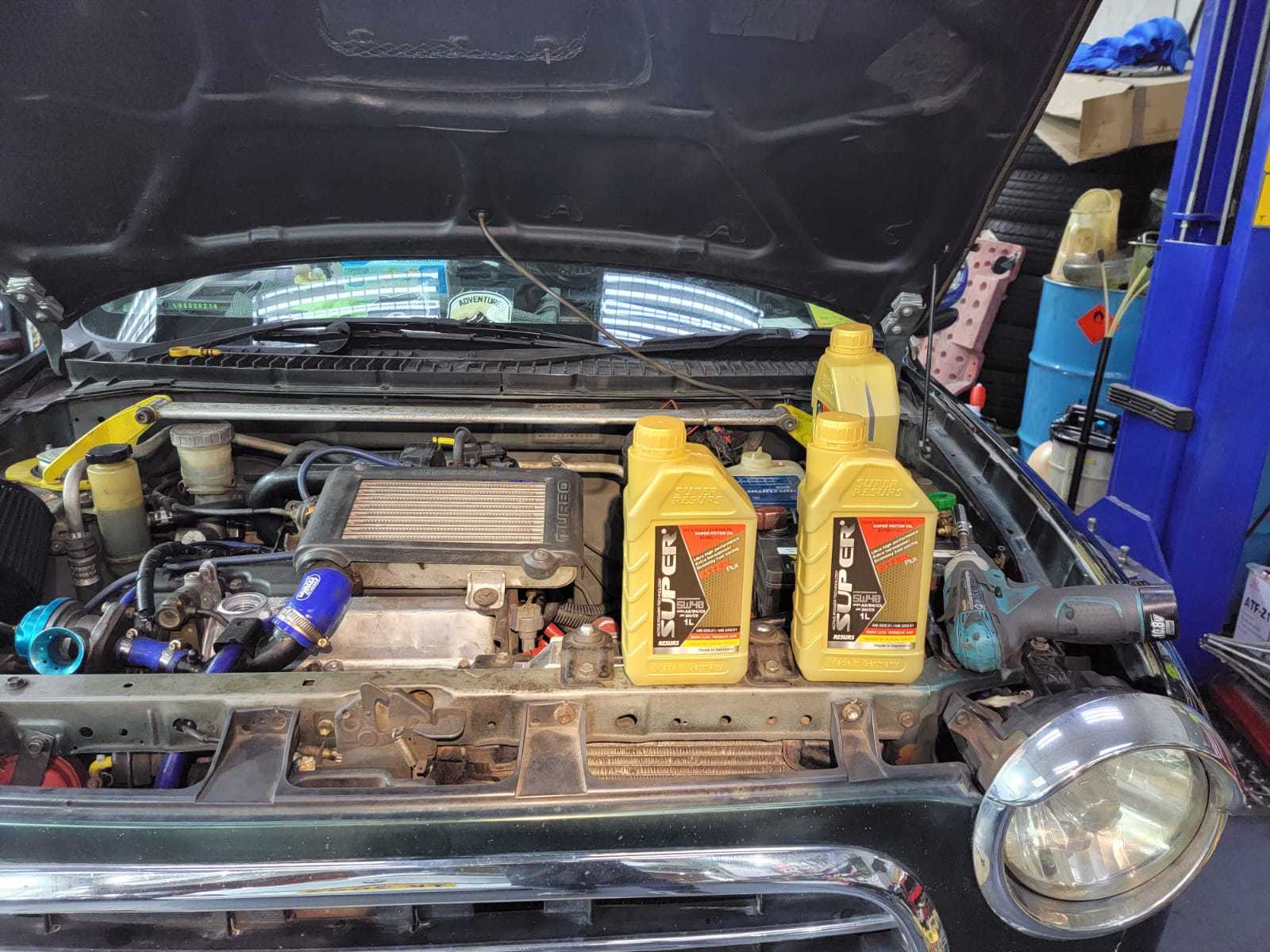 daihatsu gino green super nano engine restorer 引擎修復劑 火炭 偈油 super ester plus 5w40