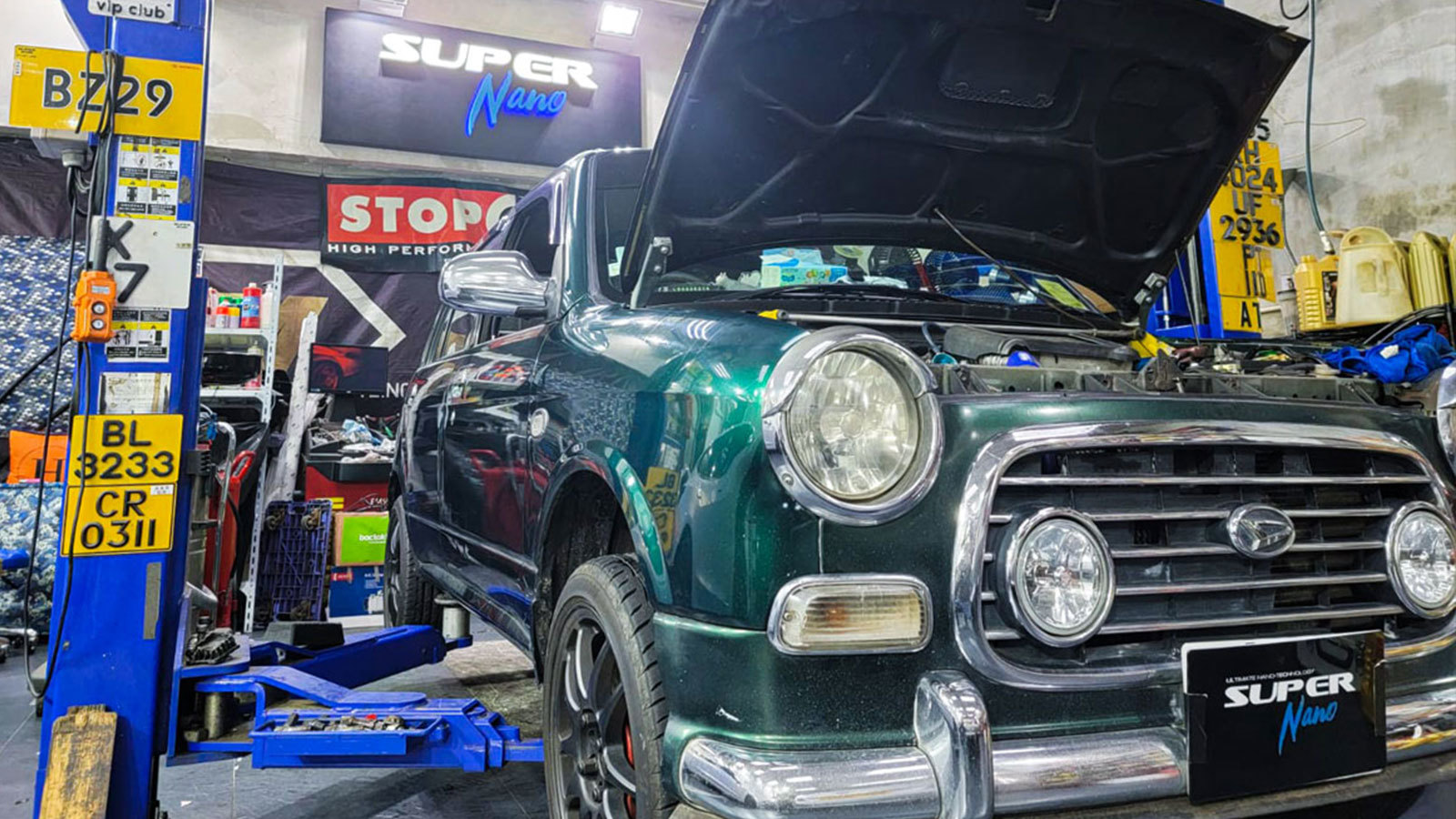 daihatsu gino green super nano engine restorer 引擎修復劑 火炭 換油 oil service