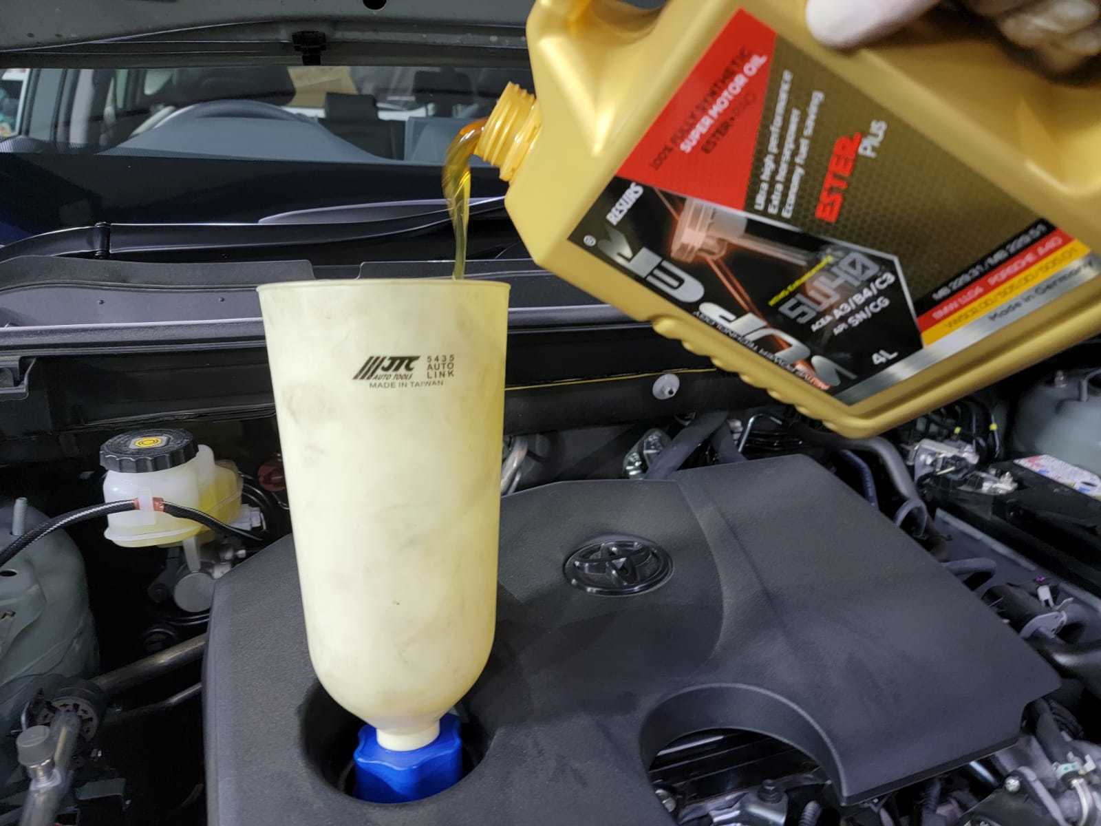 Toyota 豐田 RAV4 super nano 引擎修復 換油套餐 火炭 浚車汽車 super ester plus 5w40 引擎偈油 偈油 換油 motor oil