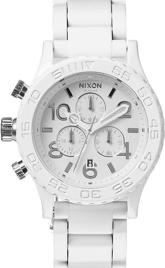 萬年鐘錶 - NIXON 尼克森 THE 42-20  CHRONO系列  三眼計時腕錶  A037-1255 錶徑42MM