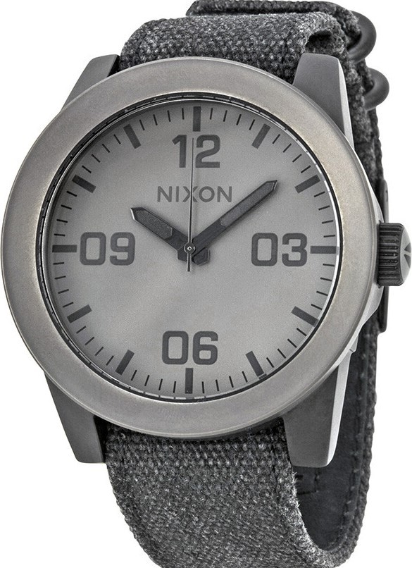 萬年鐘錶 - NIXON 尼克森 CORPORAL SS  時尚簡約款男錶   A243-1062 錶徑48MM