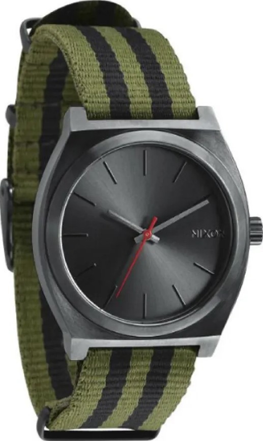 萬年鐘錶 - NIXON 尼克森  衝浪錶  Time Teller  極簡帆布錶帶休閒錶 A045-1151  錶徑37MM