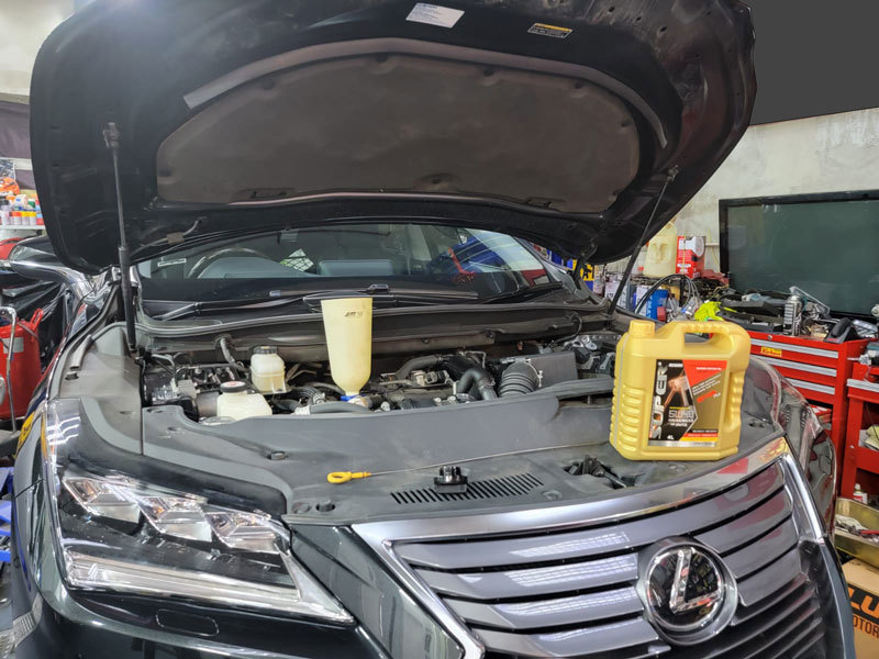 lexus rx450h super nano 浚車汽車 偈油 5w40 引擎修復
