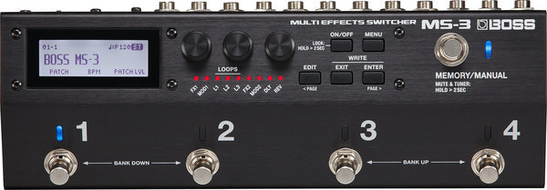 BOSS BOSS MS-3 Multi Effects Switcher 多重功能 效果器切換器 — 三峽效果器