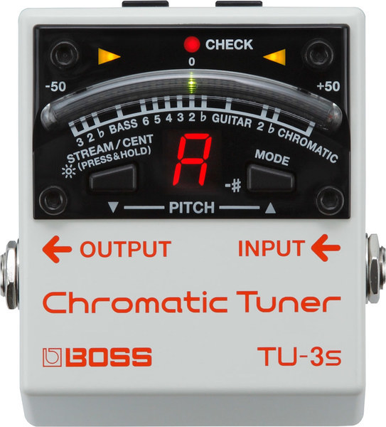 BOSS BOSS TU-3S Chromatic Tuner 半音階調音器 — 三峽吉他 / Bass｜YA! 玩音樂