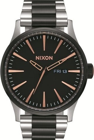 萬年鐘錶 - NIXON 尼克森  SENTRY SS  簡約系列衝浪男錶   A356-2051  錶徑 42 MM