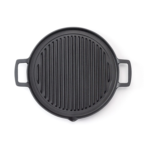 【岩鑄】鑄鐵燒烤盤-25cm