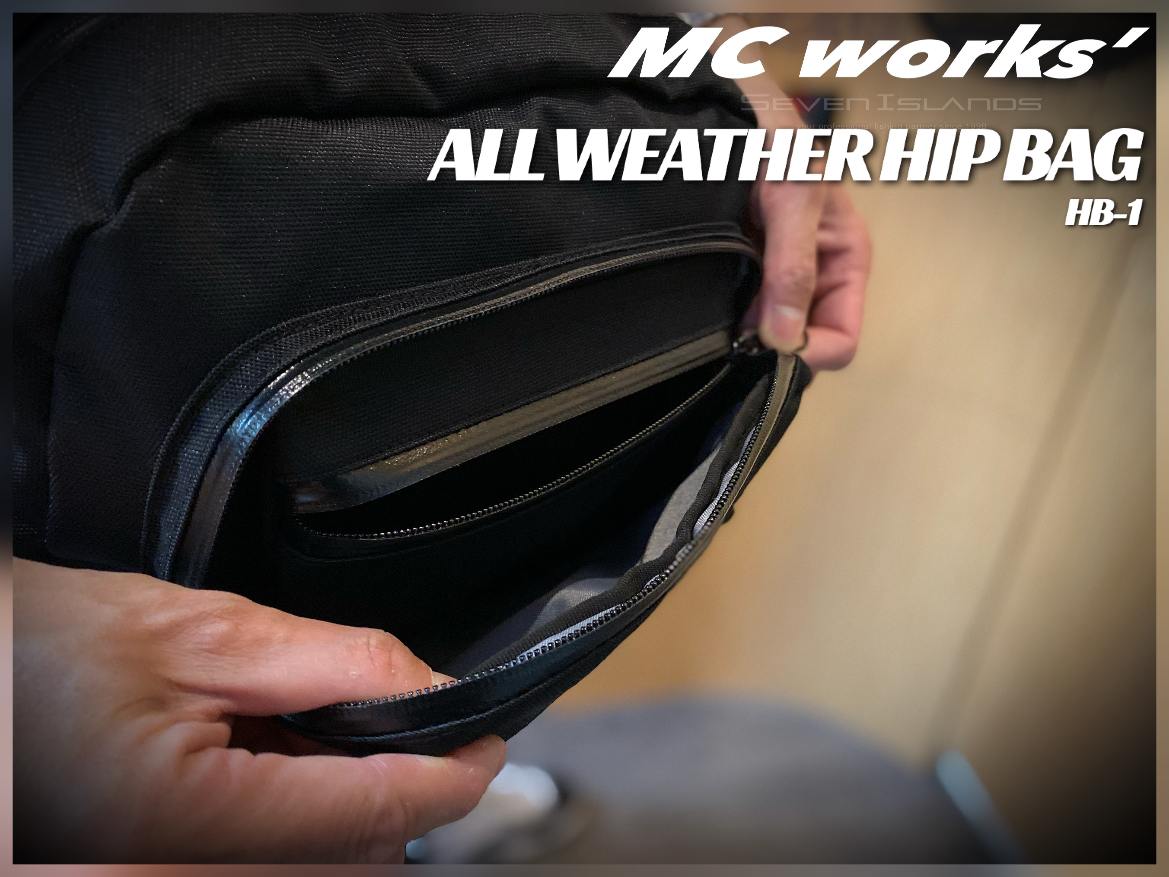 MC WORKS' ALL WEATHER HIP BAG HB-1