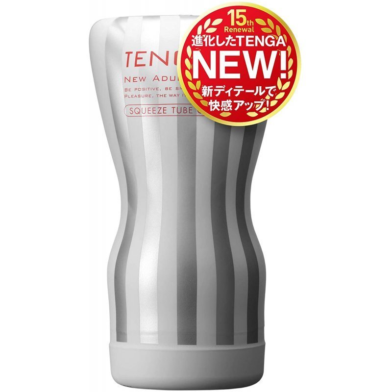 (第二代) TENGA SQUEEZE TUBE CUP 自力感受型飛機杯 (柔軟型)