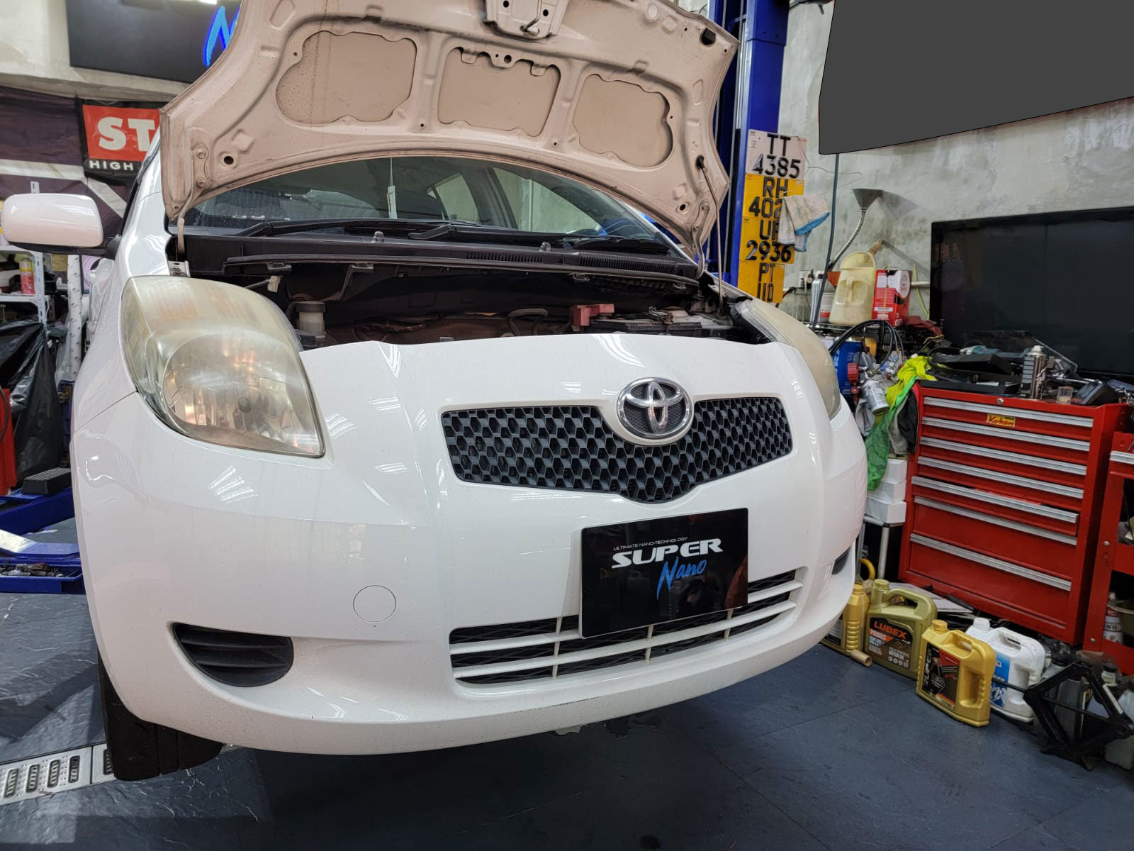 豐田 toyota echo 換油 偈油 汽車保養 super Nano 火炭 oil service motor oil