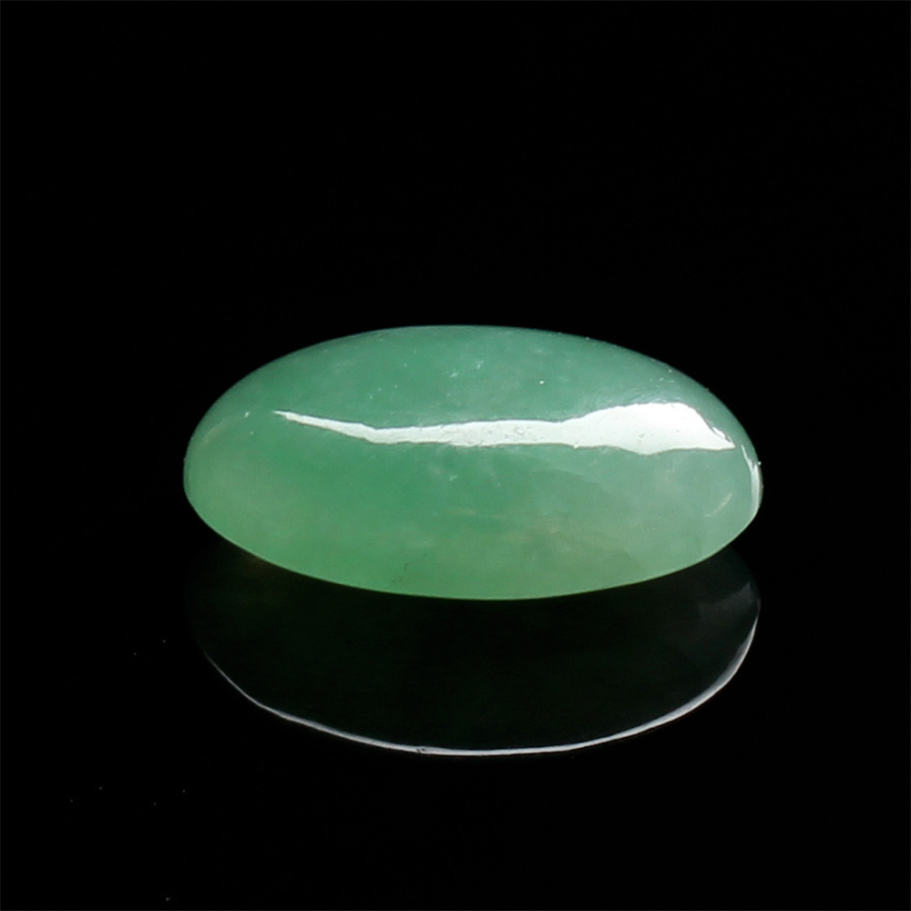 【雅紅珠寶】天然冰種綠翡翠玉蛋面-千嬌百媚-10.2x7.1x3.7mm-R0136