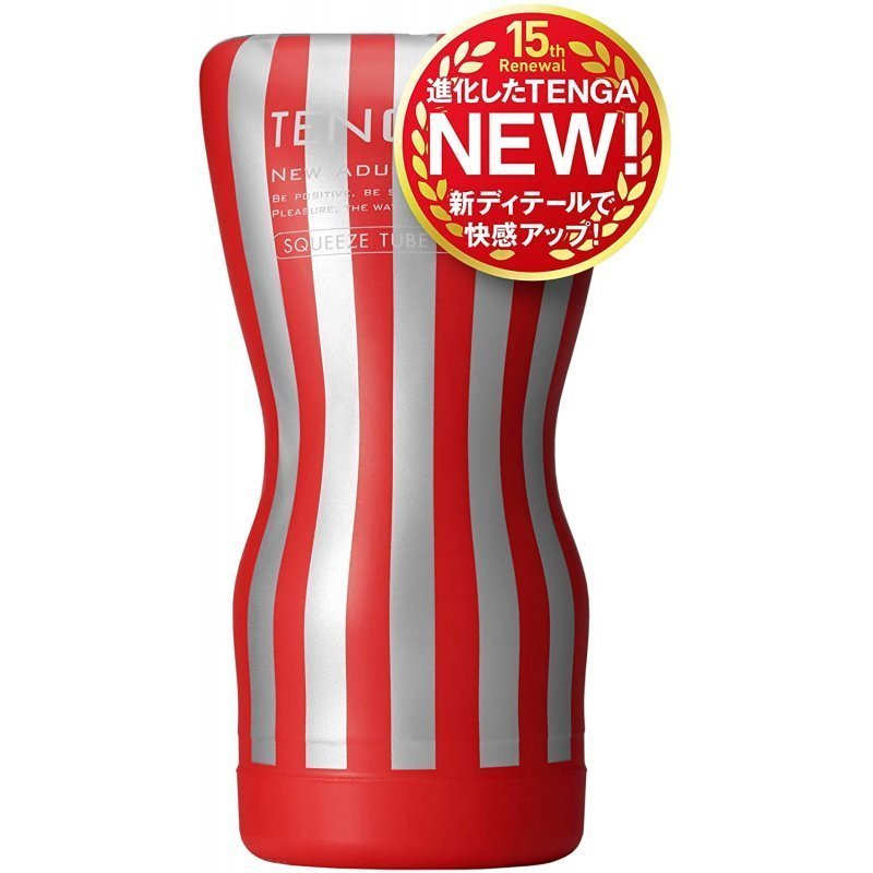 (第二代) TENGA SQUEEZE TUBE CUP 自力感受型飛機杯 (標準型)
