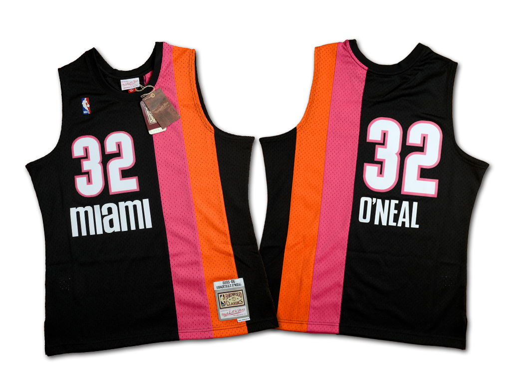 Mitchell & Ness 邁阿密熱火隊 Shaquille O'neal 2005-2006 復刻 Swingman 球衣