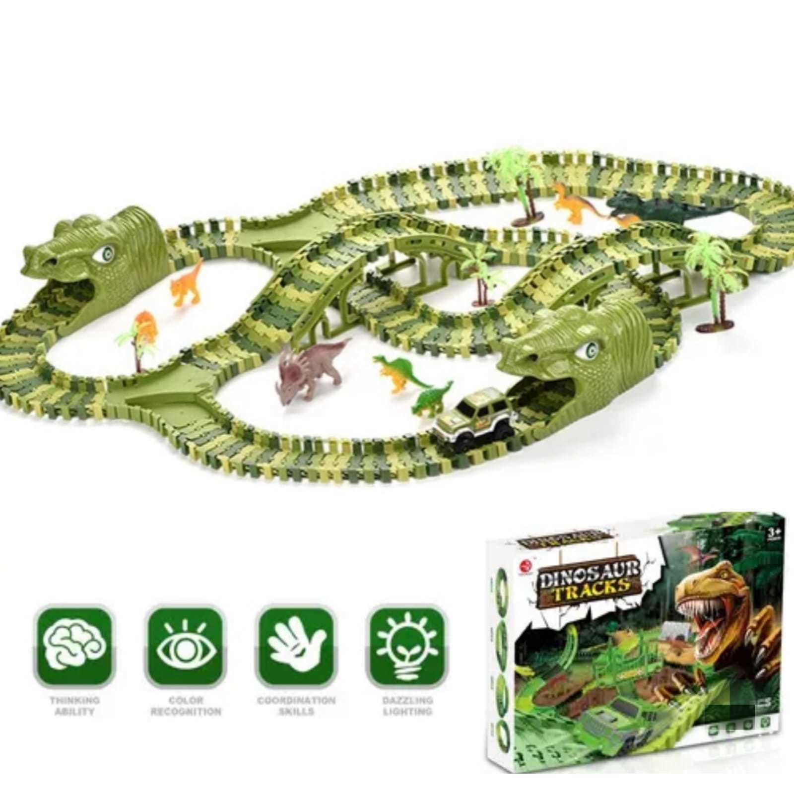 🔶 侏羅紀🦕🦖DIY路軌玩具🏎️🛣️No.860