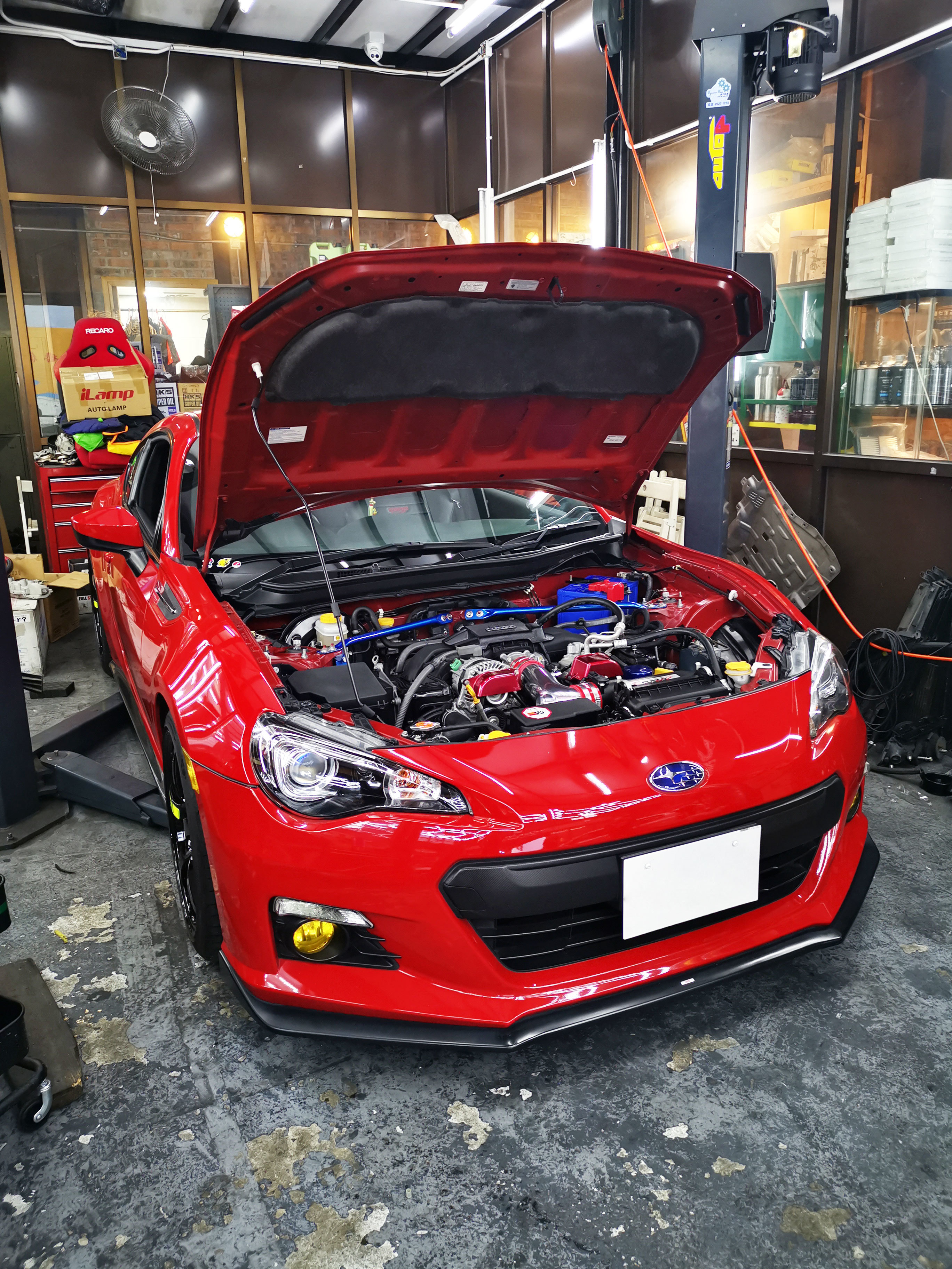 subaru brz red ho lung motor 賀龍汽車維修 fa20