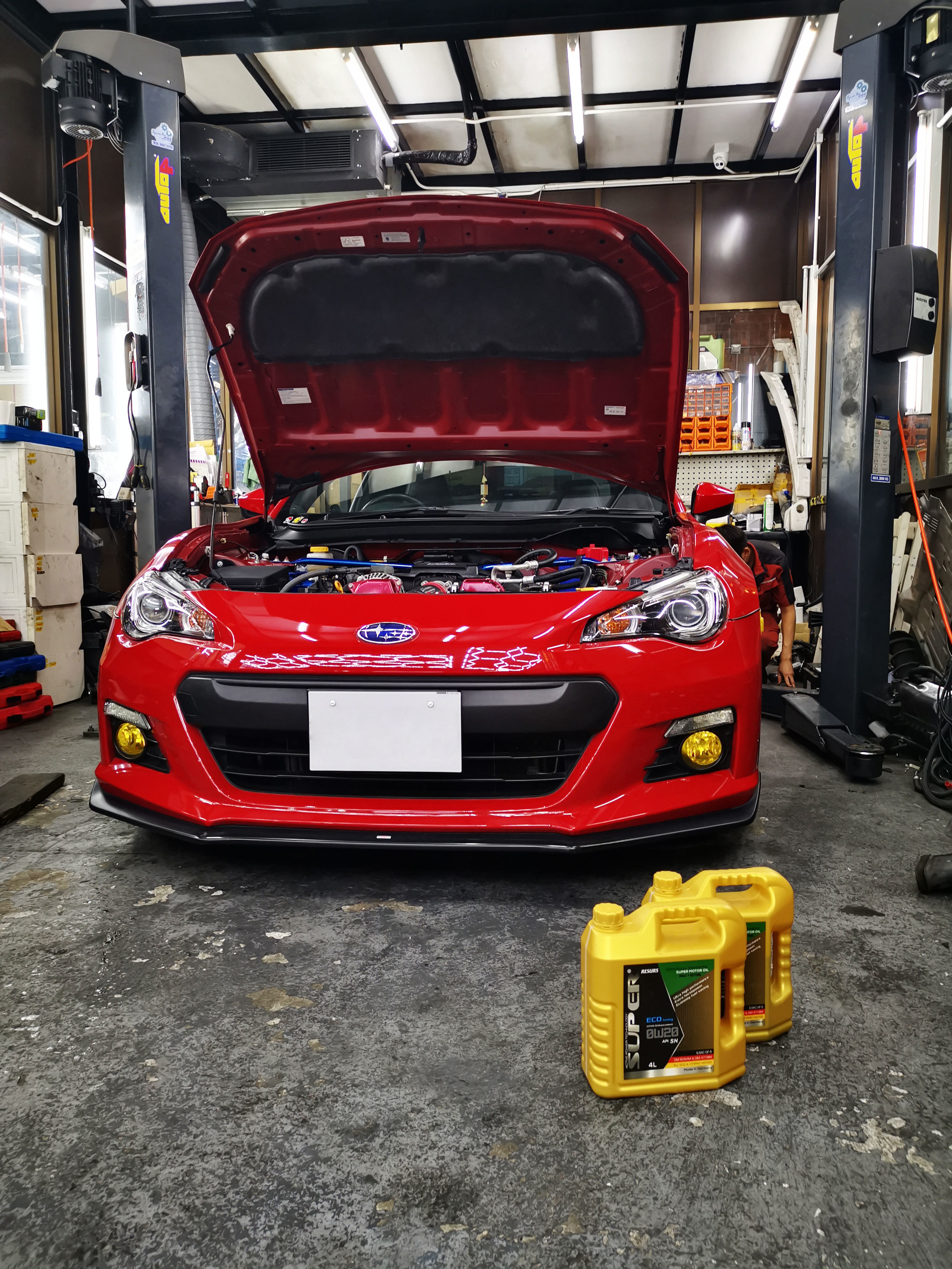 subaru brz red ho lung motor 賀龍汽車維修 fa20