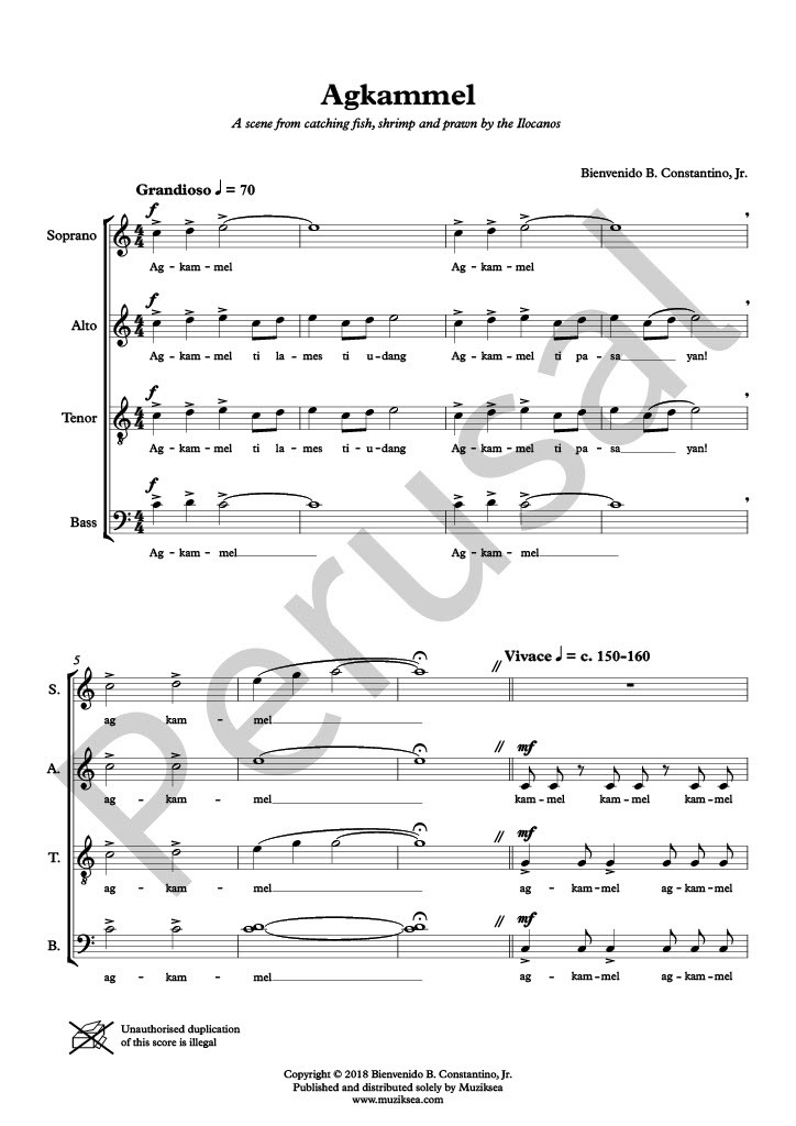 【混聲四部】《Agkammel》