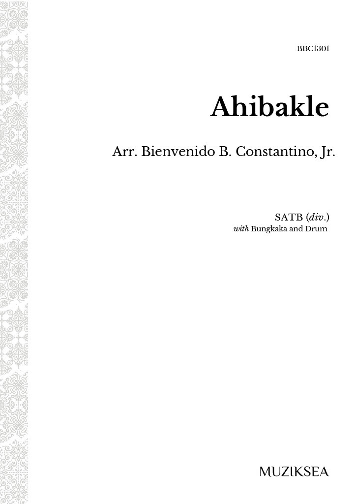 【混聲四部】《Ahibakle》