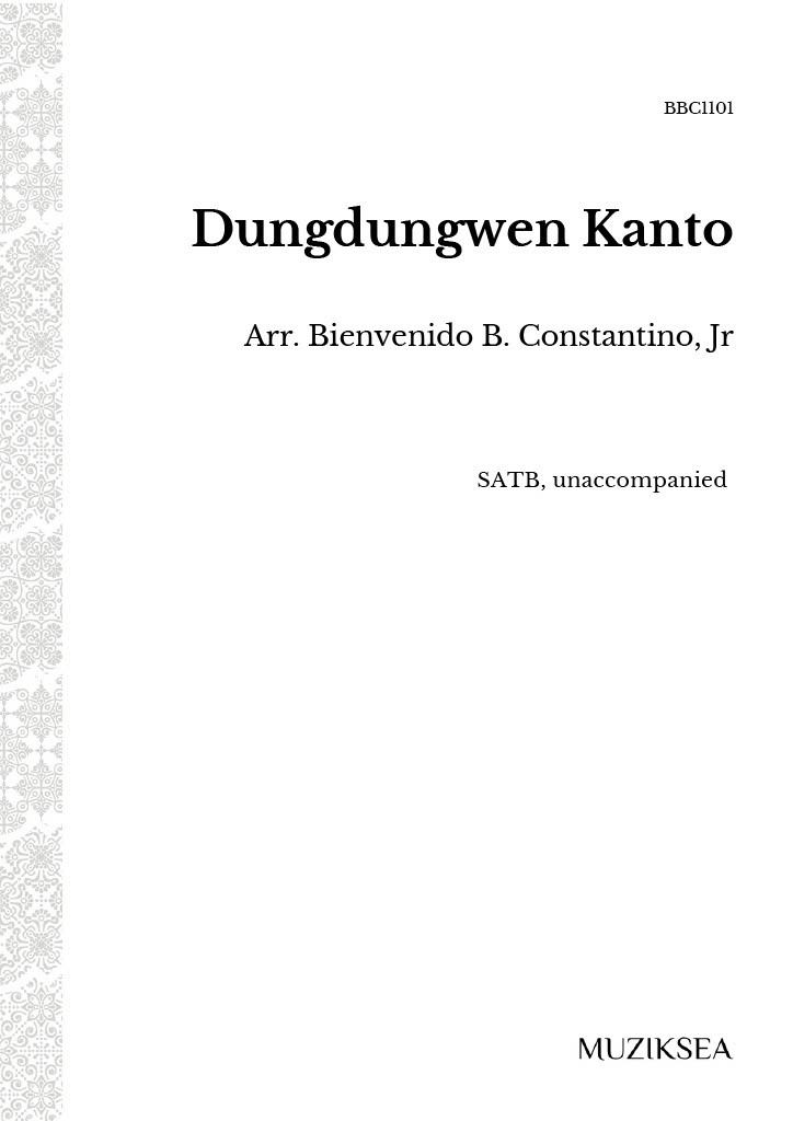 【混聲四部】《Dungdungwen Kanto》