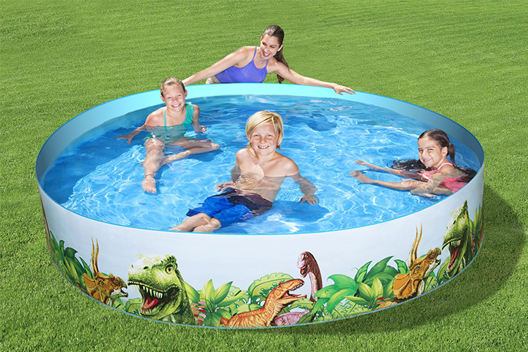 恐龍世界硬膠圓形泳池