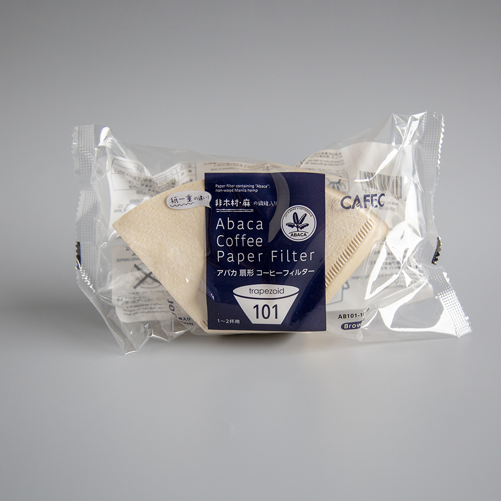 【整箱】 ABACA 01 梯形濾紙 80包 (白色/原色)