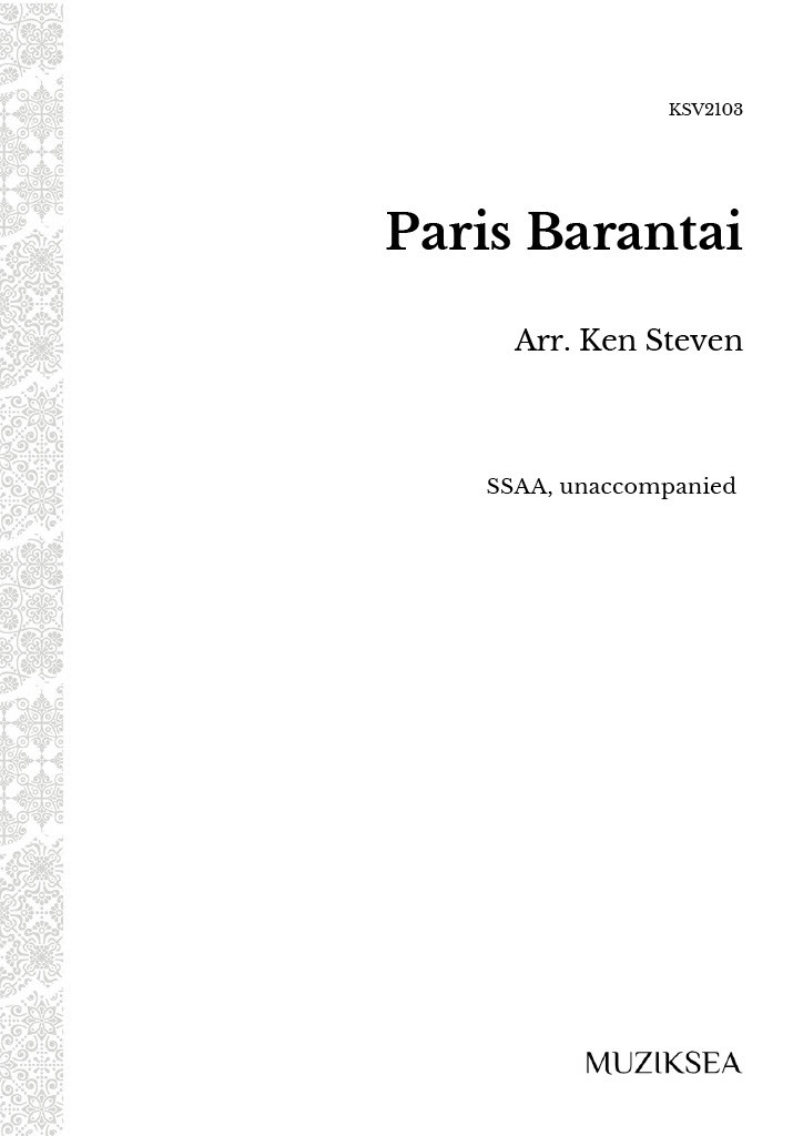 【同聲四部】《Paris Barantai》