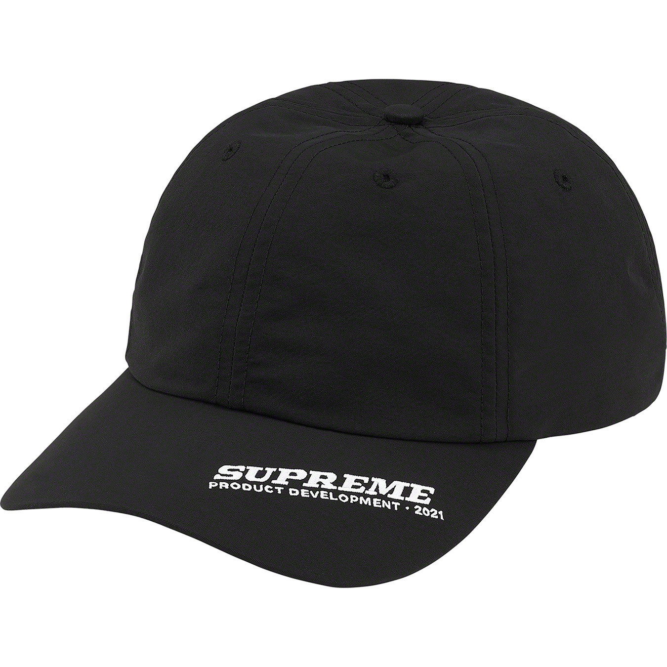 2021SS Supreme Visor logo 6-panel 老帽 黑色