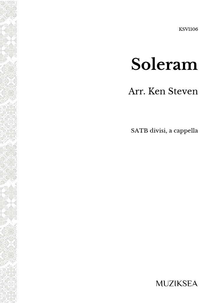 【混聲四部】《Soleram》