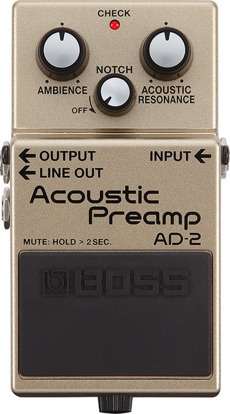 BOSS BOSS AD-2 Acoustic Preamp 木吉他放大 效果器 — 三峽吉他 / Bass｜YA! 玩音樂