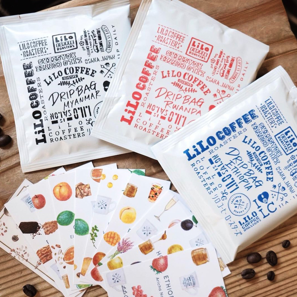 LiLo - 咖啡掛耳包禮盒 (3種焙度隨機風味共10包)