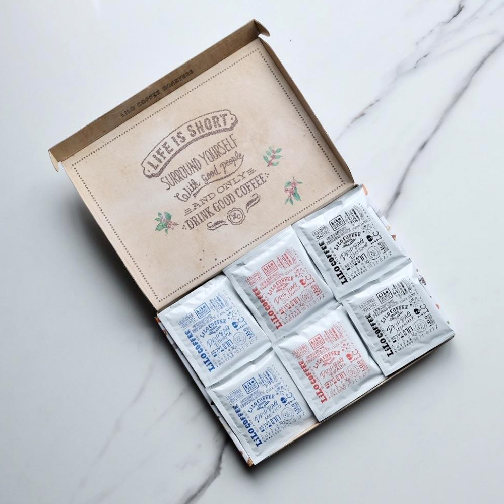 LiLo - 咖啡掛耳包禮盒 (3種焙度隨機風味共10包)