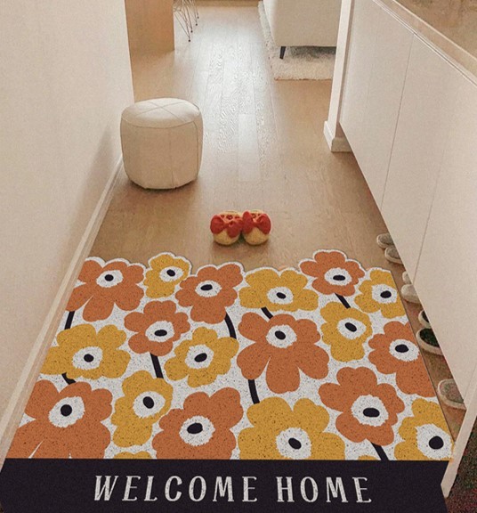 花花可裁剪絲圈進門地墊NO.1